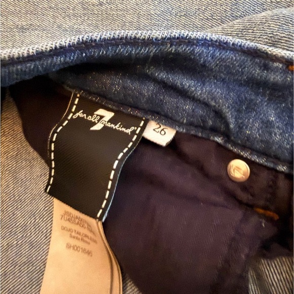 7 For All Mankind Women's Light Wash Mid Rise Dojo Jeans - Picture 3 of 3